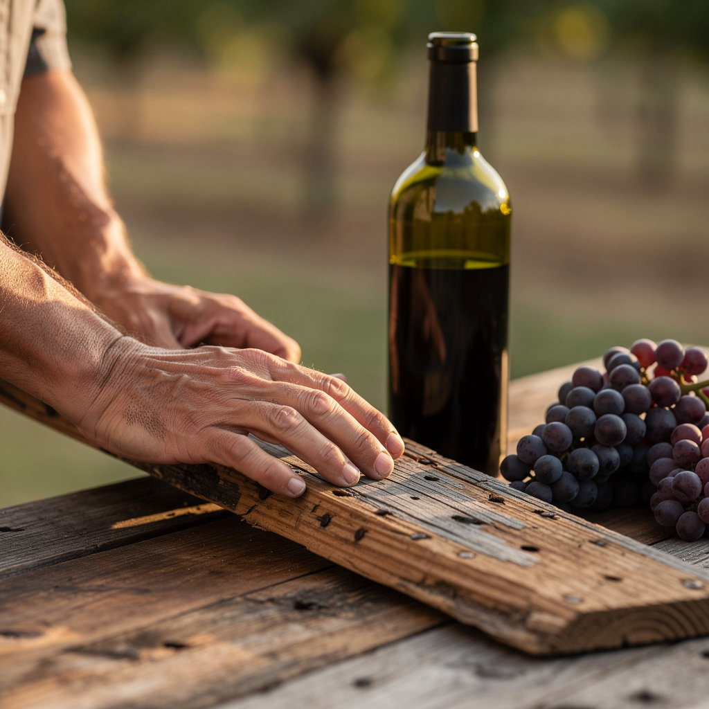 Barnwood Vineyards historic property and vineyards in Cuyama Valley, showcasing the pioneer wine estate established in 1983